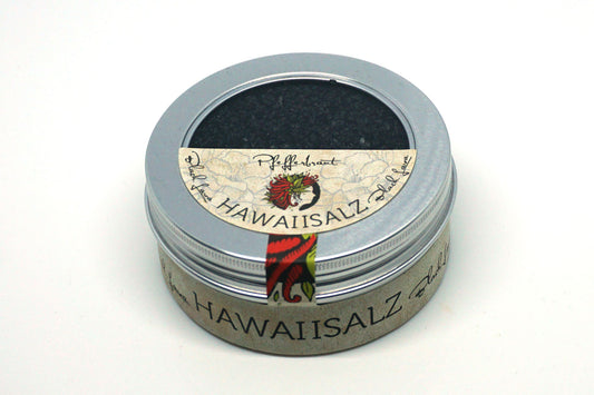 schwarzes Hawaii Salz Black Lava