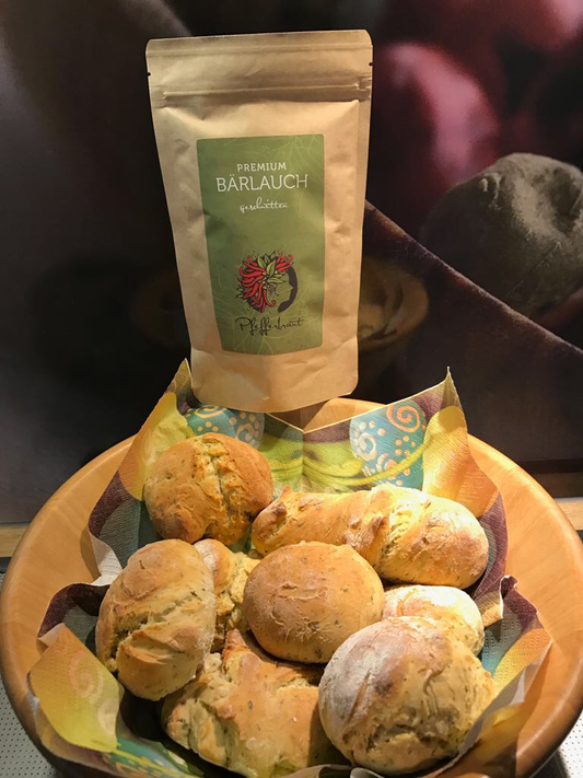 Bärlauch-Quark-Brötchen