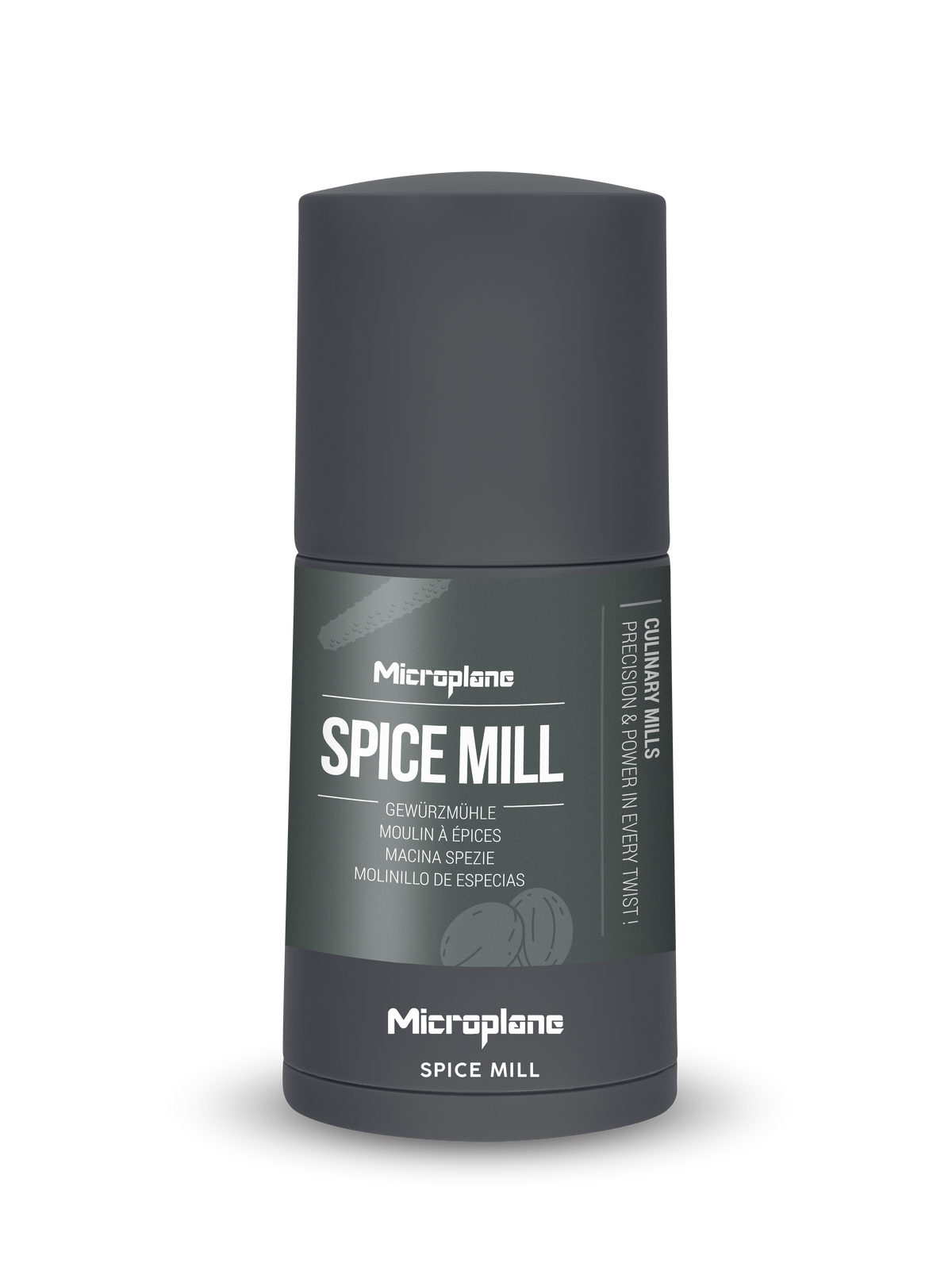 Microplane Gewürzmühle 2in1 Dark Grey