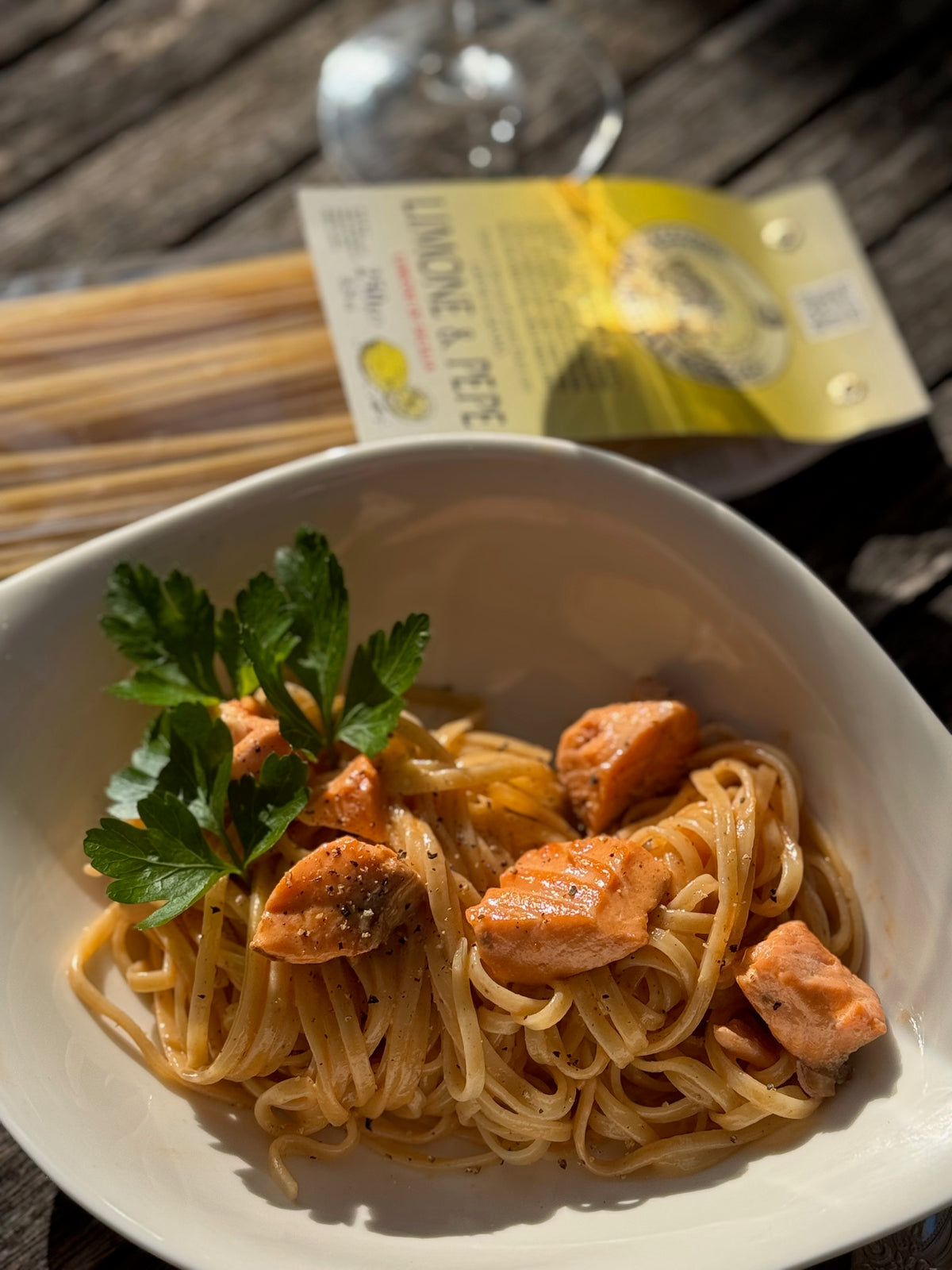 Linguine Limone e Pepe 250g aus dem Hause Pasta Morelli