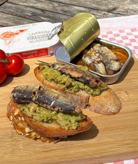 Pollastrini Jahrgangssardinen in Olivenöl mit Chili "picante"