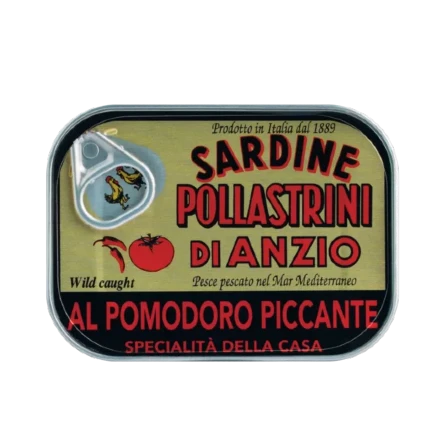 Pollastrini gewürzte Sardinen in Tomatensauce MHD 12/26 SALE
