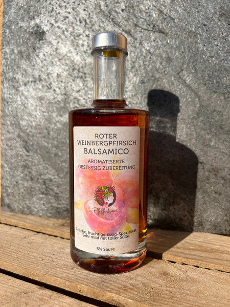 Roter Weinbergpfirsich Balsamico